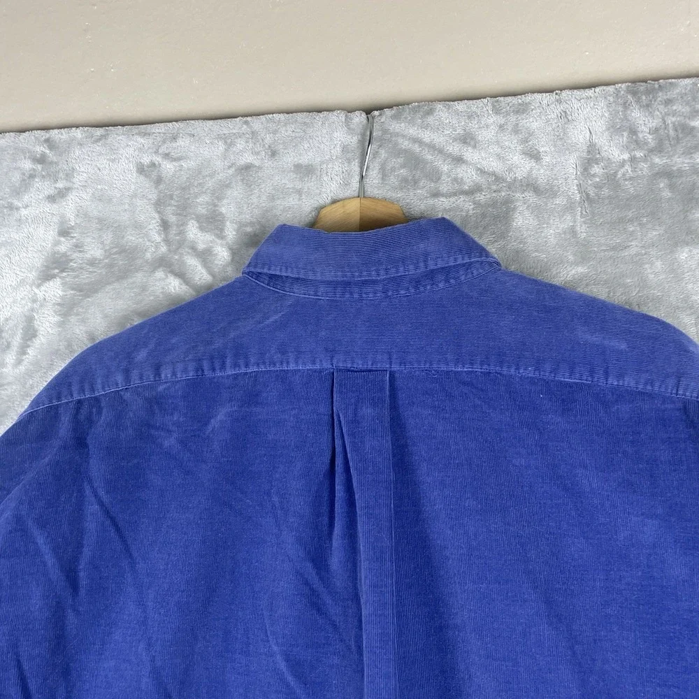 Vintage 90s Polo Ralph Lauren The Blaire Button Down Shirt Mens XXL Corduroy